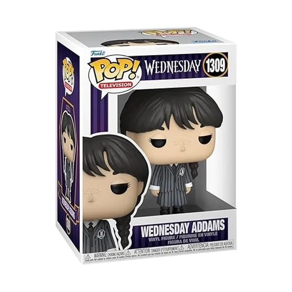 Funko Pop! TV: Wednesday Addams - Vinyl-Sammelfigur - Geschenkidee - Offizielle Handelswaren - Spielzeug Für Kinder und Erwachsene - TV Fans - Modellfigur Für Sammler und Display