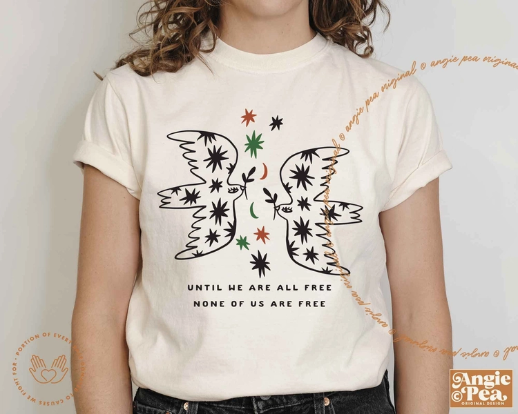 Until we are all free none of us are free, Free Palestine