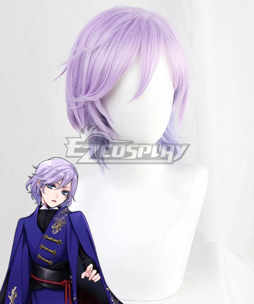 Disney Twisted Wonderland Pomefiore Epel Felmier Purple Cosplay Wig