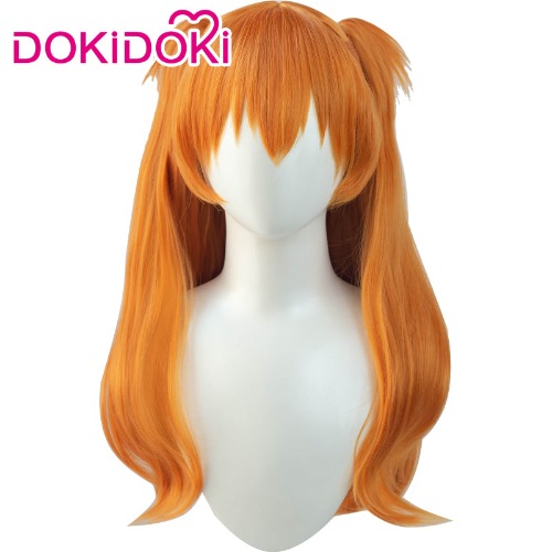 【Ready For Ship】DokiDoki Sory Asuka Langley Cosplay Wig Long Brown EVAs | Wig