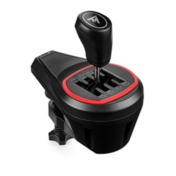 ThrustMaster TH8S Shifter Add-On -vaihdekeppi, musta/punainen - 68,90€