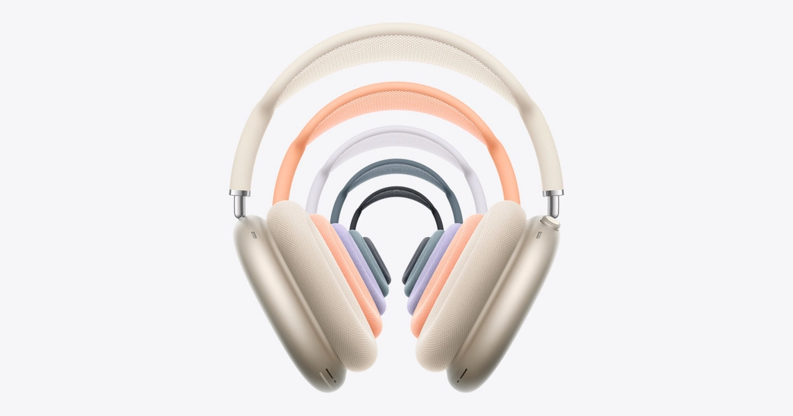 AirPods Max in purple