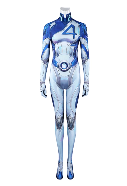 Marvel Rivals Sue Storm Cosplay Costume Tight Jumpsuit