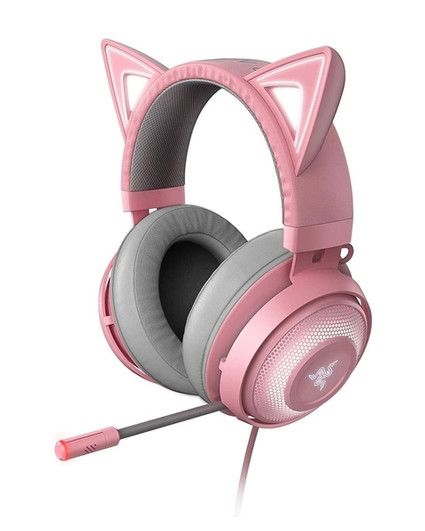 Headset Razer Kraken Kitty Edition - Quartz