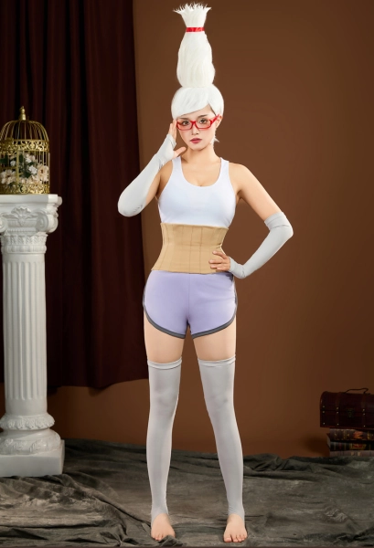 DDD Seiko Ayase Cosplay Costume Vest and Waistband with Shorts Eye Mask