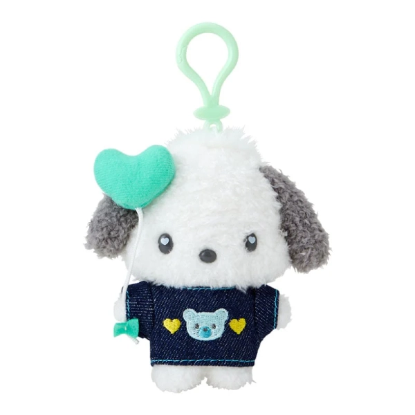 Pochacco Keychain Mascot Clip (Denim Patch Series)