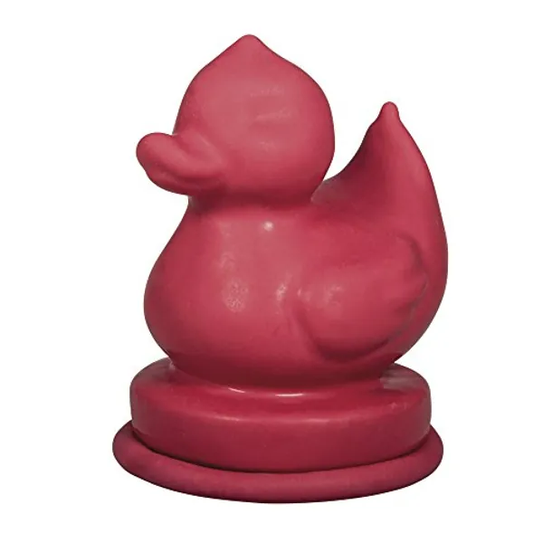 Rayher Duck Shape Latex Rubber Mould for Casting with Plaster, Concrete and Soap, Reusable Craft Mould with Bath Duck Design, red, 6.5x9cm, 34302000 - Duck
