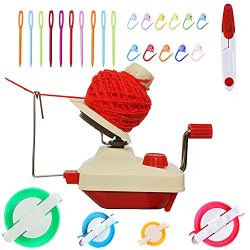 Yarn ball winder set
