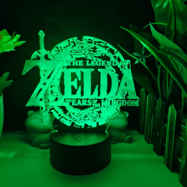 Legend of Zelda LED Night Light Zelda Game Room Decor - J