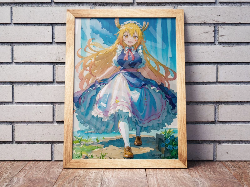 Tohru fabric poster print, A1