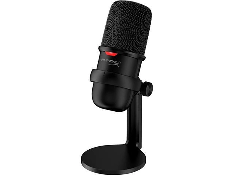 HyperX SoloCast Wired Cardioid USB Condenser Gaming Microphone - Black