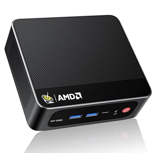 Beelink Mini PC, Ser5 5800H AMD Ryzen 7 (Up to 4.4GHz) 16GB DDR4 500GB PCle 3.0 SSD Mini Desktop Computer, 1000Mbps LAN, Wifi6/BT5.2,HDMI/DP/Type-c/4K Triple Display Micro Mini PC - 5800H 16+500G