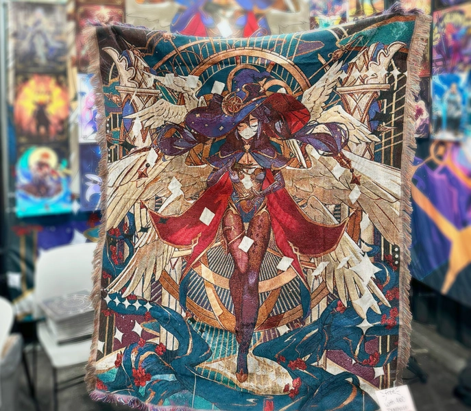 Genshin Tarot Mona Tapestry / Blanket