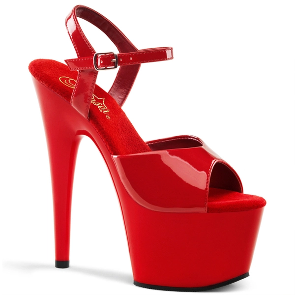 Pleaser Adore-709 Red/Red