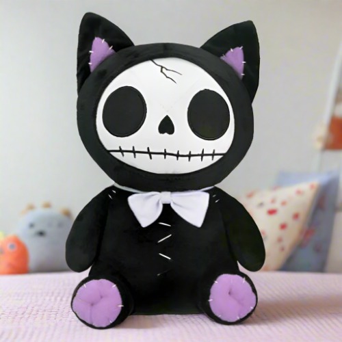 Furrybones™ Mao-Mao Black Cat Plush Toy
