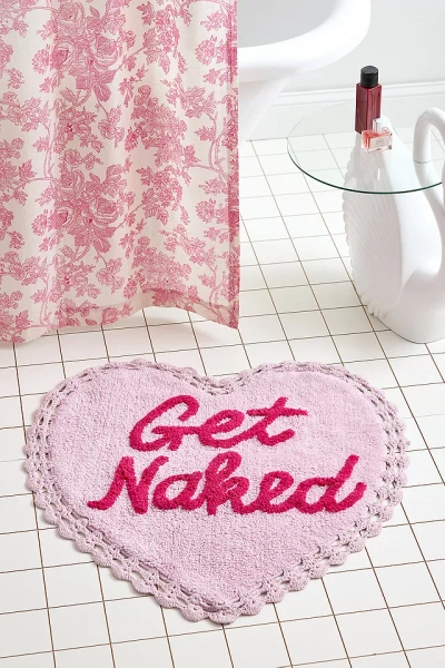 Pink Get Naked Bath Mat