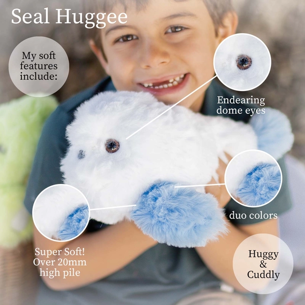 World's Softest Plush - Huggee - Blue Seal Huggee 11 inches