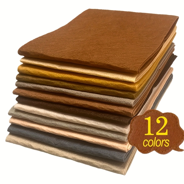 Felt fabric sheets 12 colors