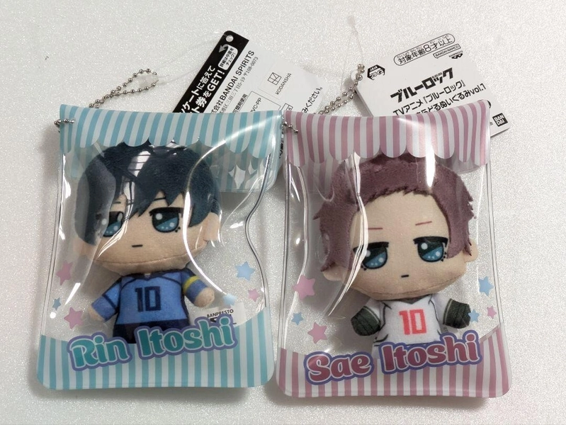 Blue Lock Michitto! Kiradoru Plush Toys Itoshi Rin Itoshi Sae from Japan new