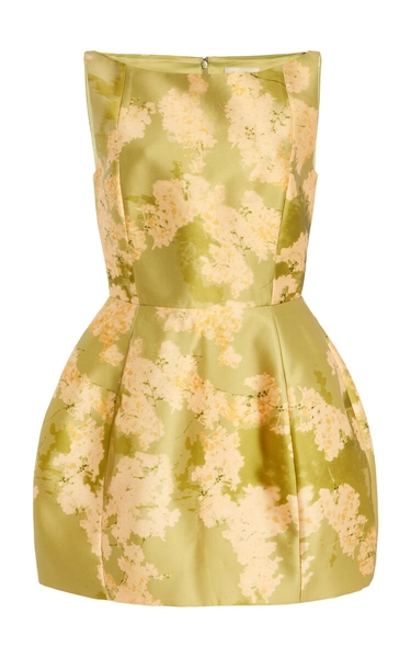 Exclusive Pampero Floral Twill Mini Dress