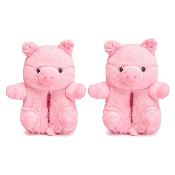Women's Teddy Bear Slippers Fuzzy Slippers for Women Indoor Cute House Slippers for Women Ladies Teen Girls Fluffy Funny Bedroom Animal Slippers for Women Thoughtful Birthday Valentine's Gifts