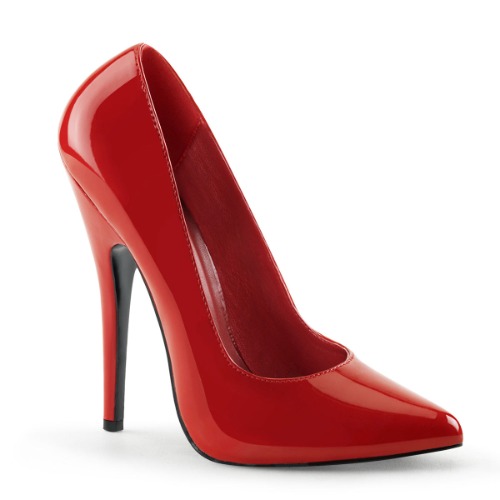 Pleaser Domina-420 Red Pumps