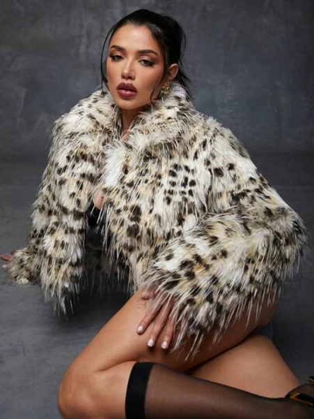 Denimoi Damen flauschige Mäntel