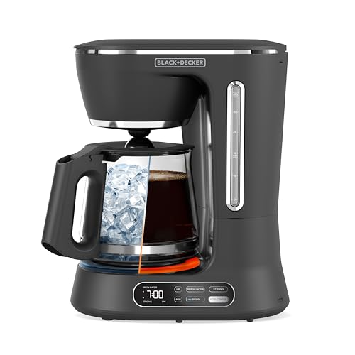 BLACK+DECKER SplitBrew 12 Cup Coffee Maker | Iced or Hot Coffee, Programmable, Quick Touch, 4-Hour Keep Warm - COFFEE_MAKER