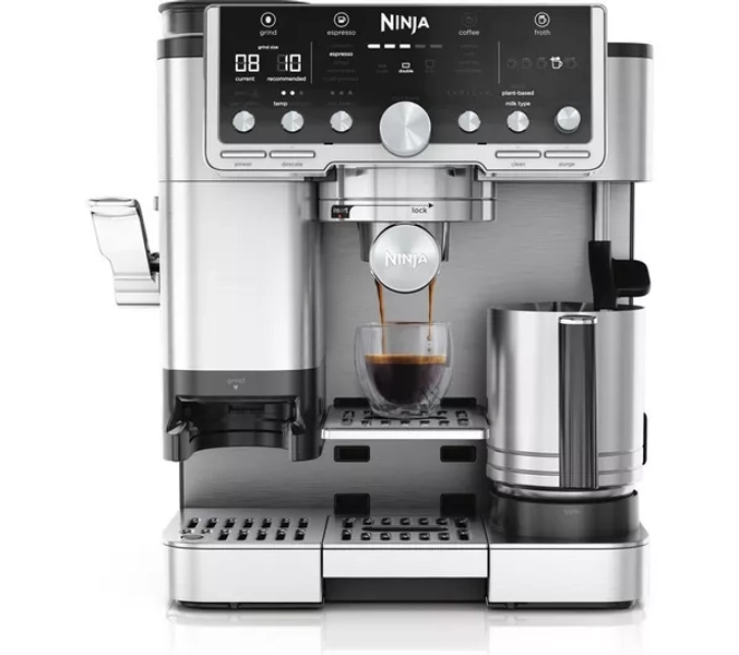 NINJA Luxe Cafe Pro Series ES701UK Bean to Cup Coffee Machine - Silver & Stainless Steel