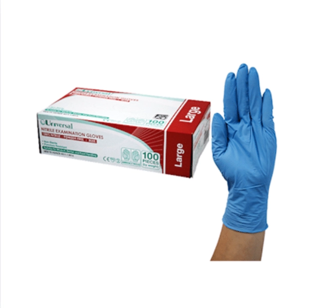 Universal Nitrile Examination Gloves  Medium | N & W Livestock