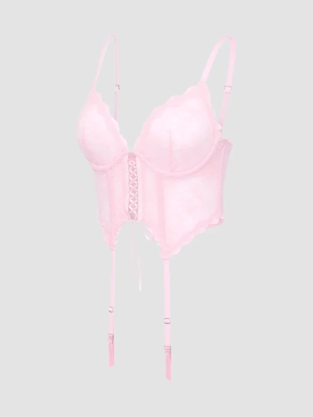 At First Sight Bustier in Pink | SAVAGE X FENTY