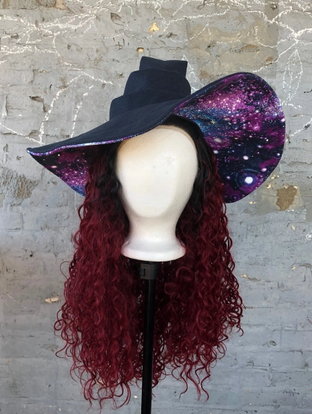 Galaxy Felt Wizard Witch Hat