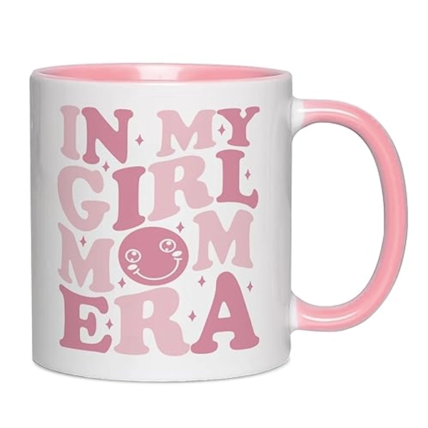 Girl Mom Gifts Coffee Mug For Mom, New Mom, Mothers Day Gifts For a Mom of Girls, Pregnant Mom, Expecting Mom, Mama, Mom To Be, Mommy To Be Cup 11OZ