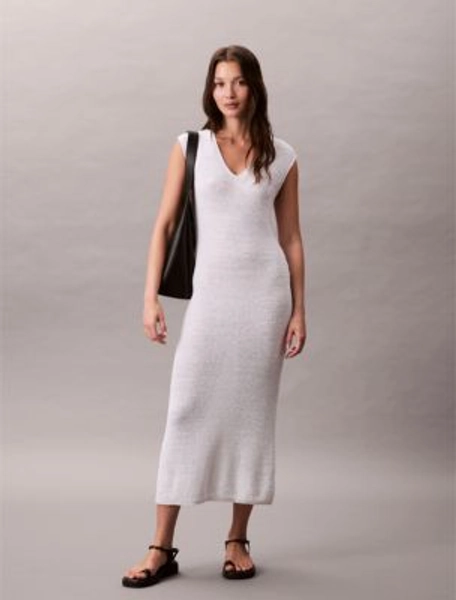 Knit Sleeveless Midi Dress