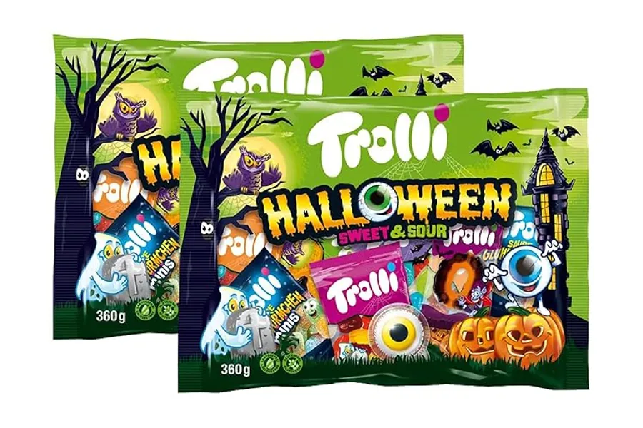 Trolli Halloween Sweet & Sour Großpackung 2er Pack 2x360g