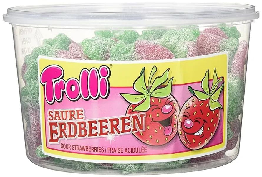 Trolli Saure Erdbeeren (1 x 1.2 kg) - 1