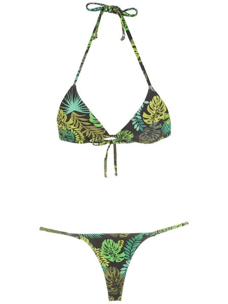 tropical print bikini