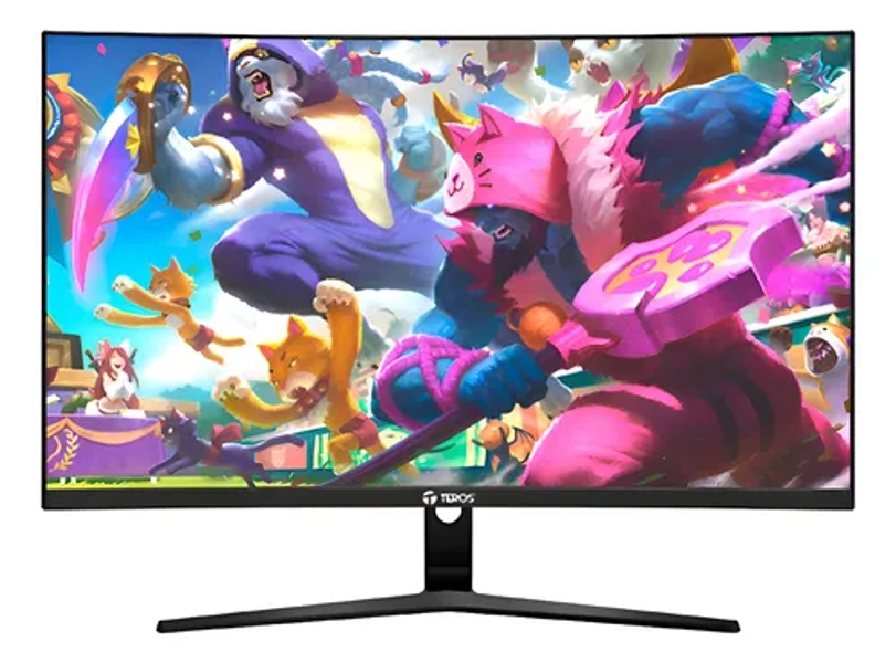 Monitor Gamer Teros 27' 2731s Curvo 100hz 5ms Fhd Freesync Color Negro