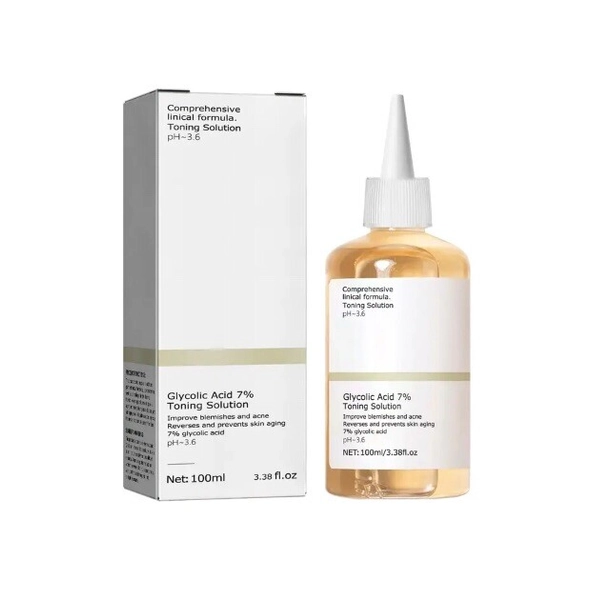 Glycolic Acid 7% Toning Resurfacing Solution New 100ml Remove Acne Moisturizer