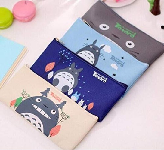 Greenville Pack of 4 Assorted Totoro Stationary Pouches