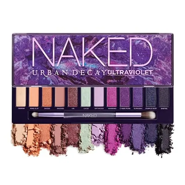
                            Urban Decay Naked Ultraviolet Eyeshadow Palette, 12 Purple Shimmering Shades, 15.6g
                        