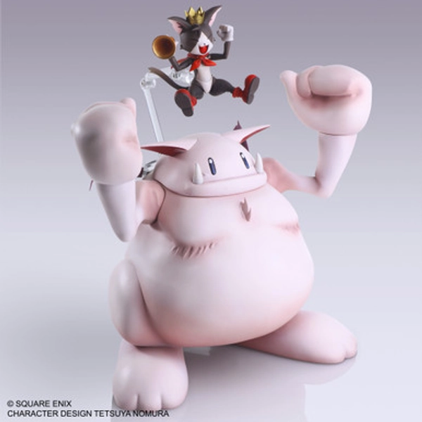 FINAL FANTASY VII BRING ARTS Action Figure - CAIT SITH & FAT MOOGLE