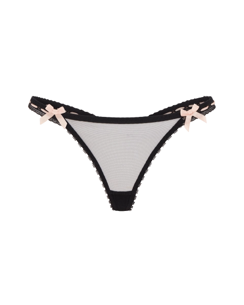Claira Thong in Black | By Agent Provocateur