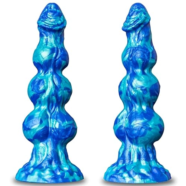 10" Huge Monster Knot Horse Dildo - Big Fantasy Dragon Dildo with 3 Dog Knots, Thick Anal Dildo with Big Suction Cup, Giant Knotted Dildo for G Spot Anal, Adult Sex Toys & Games for Women Men Gay