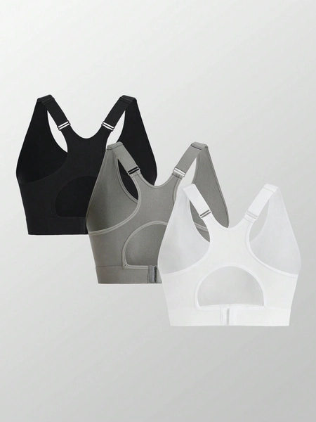 SHEIN 3 piece sports bra set