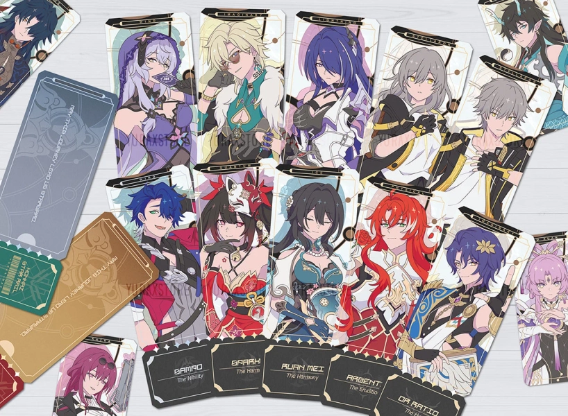 Feixiao Jiaoqiu added! Honkai Star Rail Ticket Bookmarks