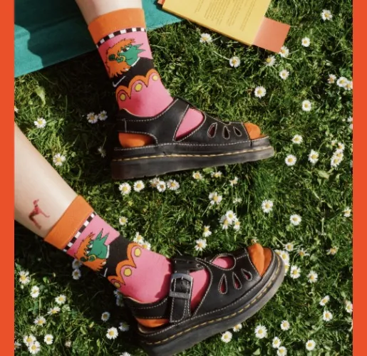 Des chaussettes toutes mignonnes 🧡