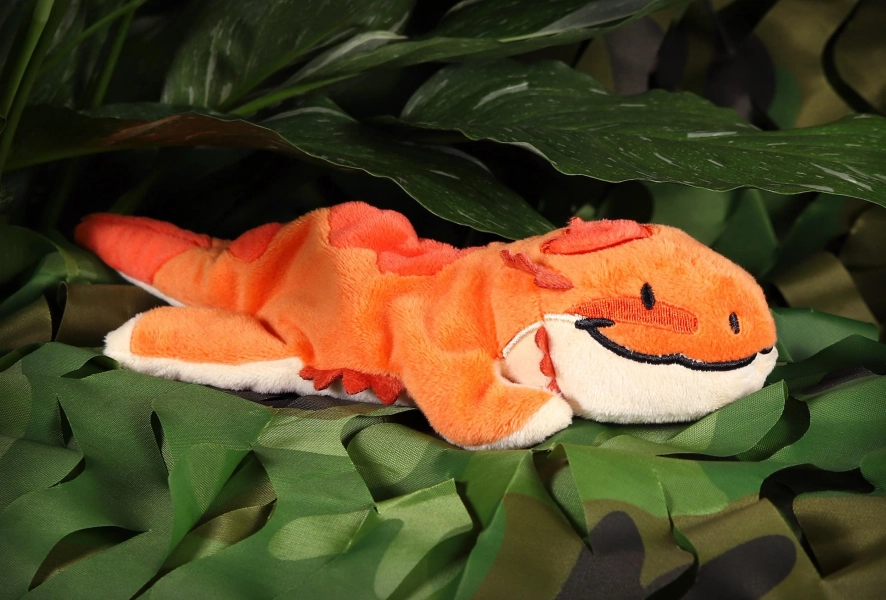 Bearded Dragon - Pocketpets - Beanie Plush - Artist Made - Unique - Reptile