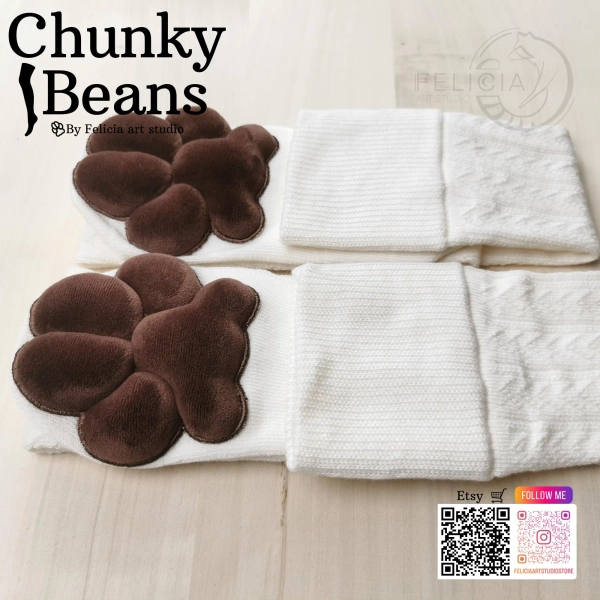 Cute Plush Paws Socks