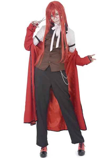 Black Butler Grell Sutcliff Unisex Cosplay Costume